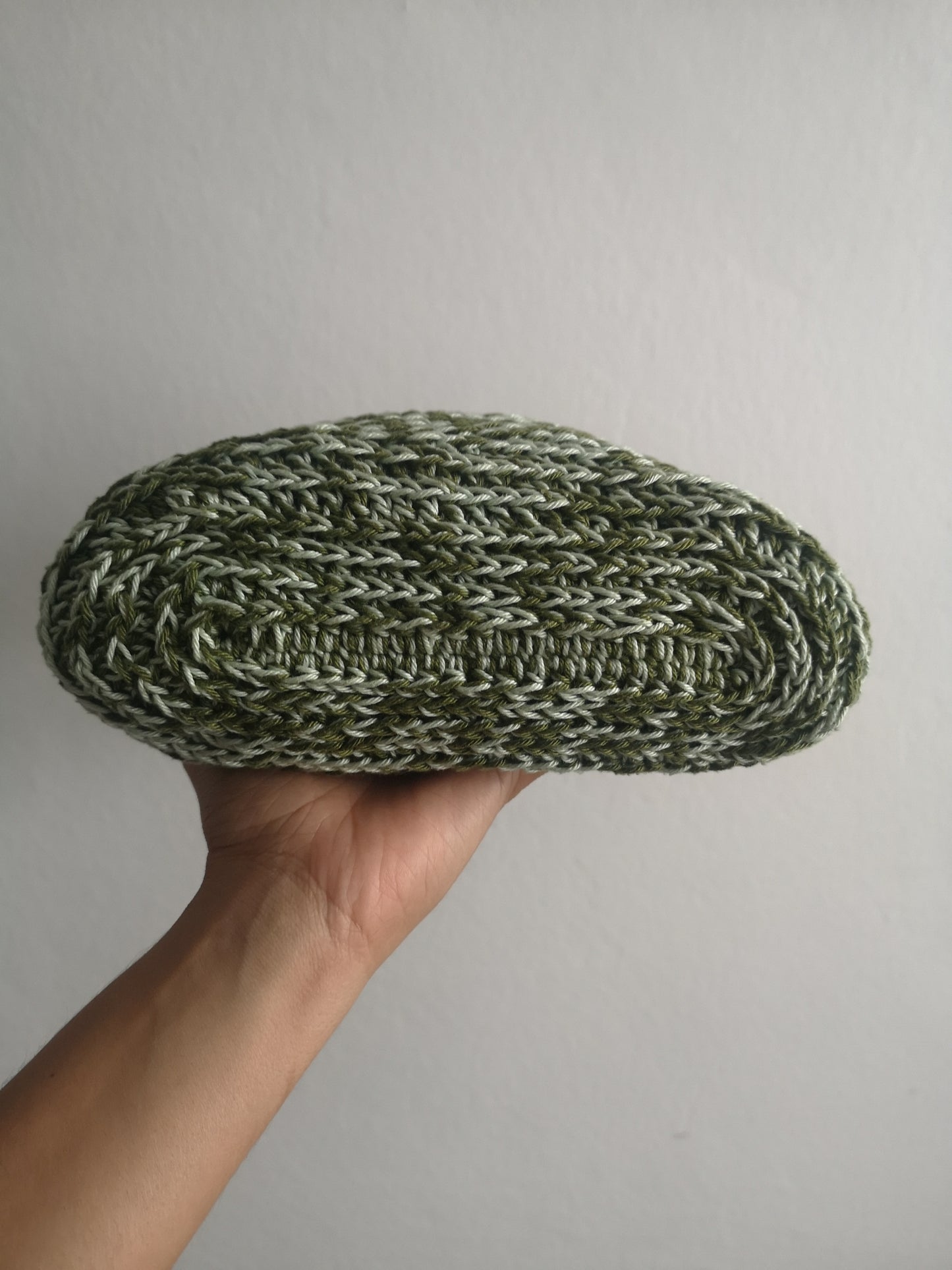 Fatima Mini Crochet Bag in Green Mix 100% Cotton